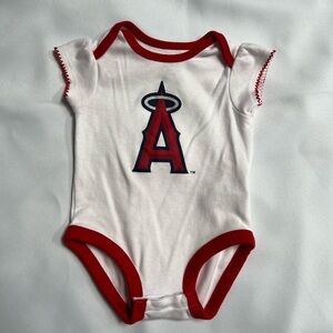 Angels Baseball Onesie